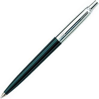 Jotter Original Retractable Ballpoint Pen - Black and Steel - M Line 1mm - Blue Ink