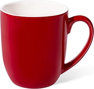 Urbanstrive 16 oz Large Coffee Mug with Handle Tea Cup Novelty Coffee Cup for Men Women Office Work, Red