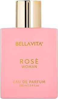 Bella Vita Luxury Rose Woman Eau De Parfum Perfume for Women with Black Currant, Vanilla, Jasmine|Floral & Sweet EDP Long Lasting Fragrance Scent 100 ML