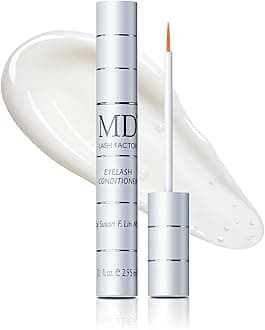 MD Lash Factor Eyelash Conditioner Advanced Lash Enhancing Serum for Longer Thicker Fuller Looking Lashes Cruelty-Free for Sensitive Eyes 0.1 fl oz, 3-Month Supply