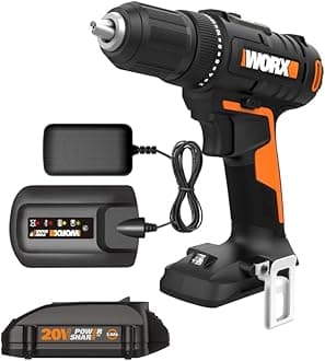 WX108L 20V 1/2" Cordless Drill Driver Power Share - (Batteries & Charger Included)