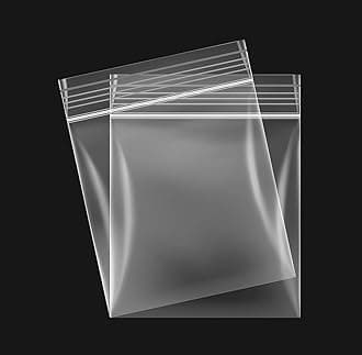 100 Grip Seal Freezer Bags *CHOOSE YOUR SIZE*| Strong Resealable and Reusable Clear Plastic Zip Lock Bags |Used for Food Storage Jewellery Medicine (15 x 20 Inch)