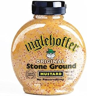 Inglehoffer Stone Ground Mustard 10 oz each (1 Item Per Order, not per case)