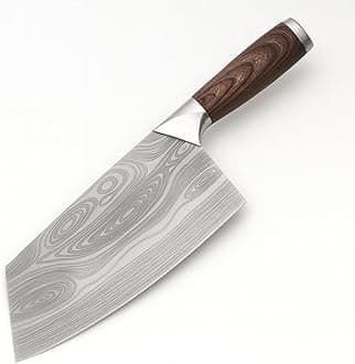 12" Handmade Serbian Forged Butcher Hunters Meat Cleaver Kitchen Knife | Chopper Bone Cutting Knives - German Stainless Steel - for Home Kitchen Restaurant Outdoor BBQ Camping and Gifting