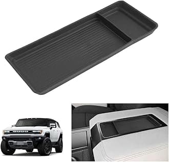 Center Console Organizer Compatible with 2023 2024 2025 2026 GMC Hummer EV SUV Accessories 2025 2026 Hummer EV Pickup Armrest Console Organizer Armrest Storage Tray