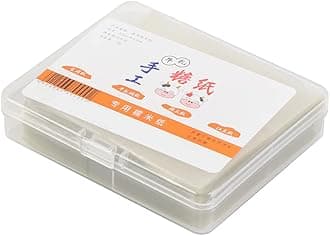 LIZEALUCKY 500Pcs Rice Paper Edible Wafer Paper Glutinous Rice Paper Paper Edible Rice Wafer Paper Handmade Candy Wrapping Sheets for Baking Candy Toffee, LIZEALUCKYtv3kw5x2pa