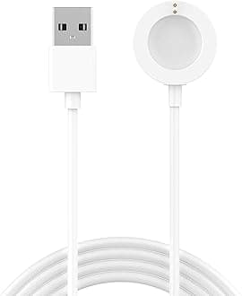 Compatible with Michael Kors Gen 4/Gen 5/Gen 6 Smart Watch Charger, 3.3ft Replacement Magnetic Charger for Michael Kors Gen 5E MKGO, Gen 5 Lexington/Bradshaw, Gen 4 Runway/Sofie/MKGO (White)