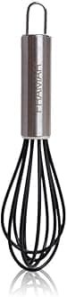 FRAMAR Mighty Mixer Hair Color Whisk - Hair Color Mixer, Color Whisks For Hair Salon – Rubberized Mini Whisk Black