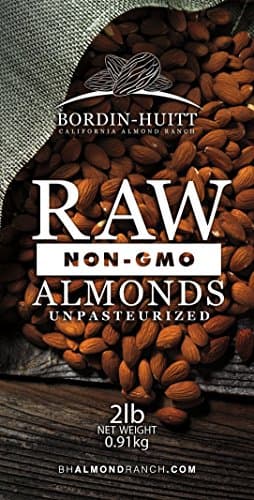 RAW NON-GMO unpasteurized Almonds (2lb)