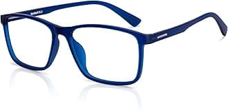 LENSKART BLU | Zero Power Blue Cut Computer Glasses | Anti Glare, Lightweight & Blocks Harmful Rays | 100% UV Protected | Full Rim Rectangular | For Men & Women | Large | LB E13738-C1