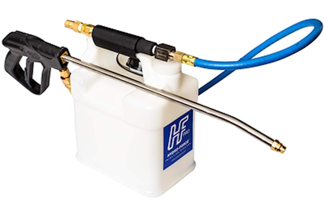 Bridgepoint Hydro-Force Injection Spray Pro 5 Quart Red Handheld Stainless Steel Cleaning Spray