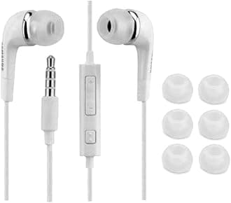 OEM Samsung 3.5mm Stereo Headset with Volume Control (White)