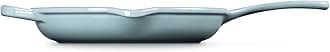 Le Creuset Enameled Cast Iron Signature Iron Handle Skillet, 9", Sea Salt