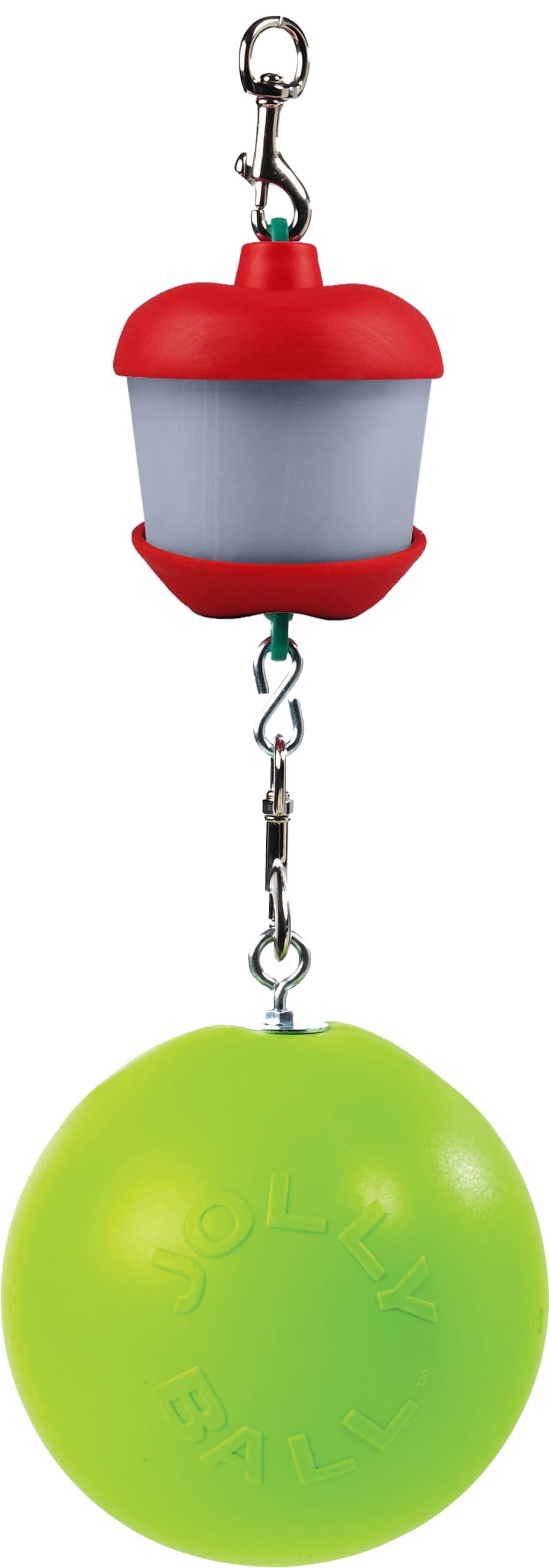 Horsemen's Pride Combo Horse Stall Toy: Apple Scented Jolly Ball and Apple Flavored Snack Holder (SS203)