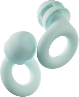 Loop Quiet 2 Plus Ear Plugs with Double Tips – Ultra-Comfy Reusable Earplugs For Sleep, Focus, Travel, Noise Sensitivity | Flexible Protection | 24 dB (SNR) Noise Reduction + 3 dB with Double Tips