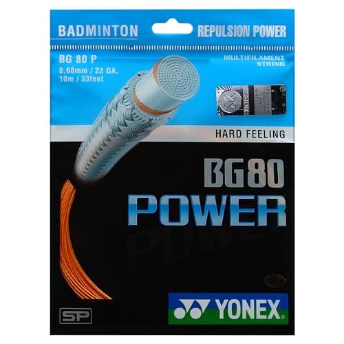 BG 80 Power Microfiber Badminton String (Bright Orange)