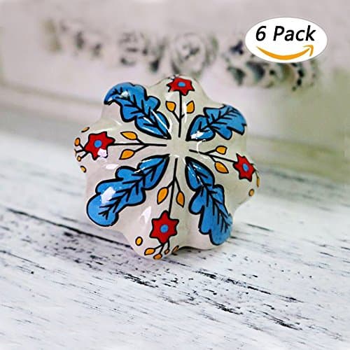 Vintage Ceramic Pumpkin Knobs Pull Handle for Cabinet Cupboard Drawer Door