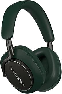 Bowers & Wilkins Px8 Flagship Noise Cancelling Wireless Over-Ear Headphones with Bluetooth 5.0 & Quick Charge, 30 Hours of High-Resolution Playback and Built-In Microphone - Dark Forest