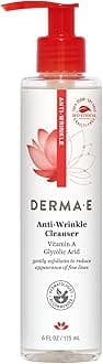 derma e Anti-Wrinkle Vitamin A Glycolic Cleanser with Papaya 6 oz