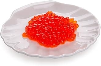 Restaurantware 3.1 x 2.9 Inch Shell Plates 10 Chip-Resistant Mini Tasting Plates - Serve Hors D'oeuvres Desserts or Snacks For Samples or Individual Portions White Porcelain Appetizer Plates