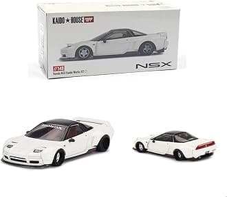 Collectibles Diecast Model Car Compatible with Honda NSX Kaido Works V2 White Limited Edition 1/64 Diecast Model Car Kaido House KHMG148