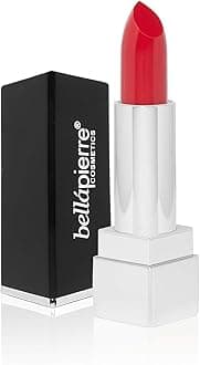 bellapierre Mineral Lipstick | Richly Pigmented Mineral Lipstick | 100% Natural Formulation | Non-Toxic, Cruelty and Paraben Free | Sun Protection | Long Lasting Nourishing Color ââ‚¬â€œ Ruby