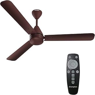 Energion Hyperjet 1200mm BLDC Ceiling Fan | Point Anywhere Remote Control | BEE 5 Star Rated Energy Efficient | Superior Air Delivery | Anti-Rust | 2 Year Manufacturer Warranty | Brown