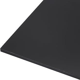 48" x 6" x 1/2" HDPE Plastic Sheet, High Density Polyethylene Sheet Cutting Board Black Solid Block, [for DIY, Home Floor]