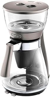 De'Longhi ICM 17210 Filter Coffee Machine, Plastic, 1800 W, 10 Cubic_Centimeters, Clear