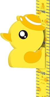Height Chart for Kids,Height Measure for Kids Room Wall Decoration,3D Movable Little Yellow Duck Growth Chart,Height Chart for Nursery,Children's Hospital,Wall Decor