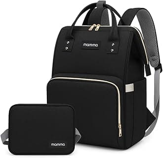 MAMMA Diaper Bag for Mothers for Travel | Baby Bag for Mother Travel, Diaper Bags for Mom and Hospital Bag for Delivery Women Includes Small Diaper Handbag for Day Outings with 9 Month Warranty