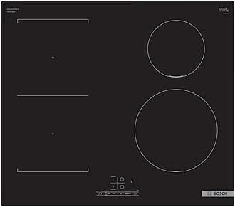 Series 4 PWP611BB5B Induction Hob with TouchSelect, CombiZone, PowerBoost and Timer Switch Off, Integrated, Black, 60cm wide