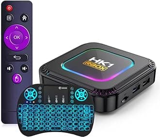 CHROX Android TV Box 13.0, Set Top Box 4GB RAM 128GB ROM RK3528 Quad-Core, Support 4K 2.4/5Ghz Dual-Wifi 3D H.265-Decoding BT 5.0,with Mini Wireless Keyboard,4GB+32GB