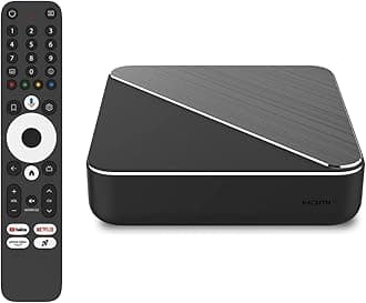 Dune HD Homatics Box R 4K Plus Android TV 11 | Streaming Media Player | Mini PC | Netflix in 4K Dolby Vision & Atmos | 4GB, AV1, Wi-Fi 6, 1Gbit, ISO 4K DV P7 FEL MKV AFR | HDR10+ | DTS | Voice Control