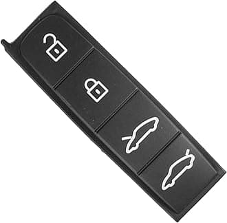 Black Rubber Key Button Cover Compatible with Porsche Taycan 2019-2025 Compatible with Porsche Accessories
