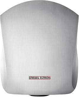 Stiebel Eltron 231586 1000W, 240V, Stainless Steel Metallic Ultronic 2S Touchless Automatic Hand Dryer