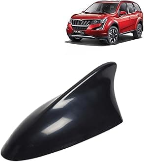 KINGSWAY Accessories Shark Fin Car Antenna Universal Size and Compatible with Mahindra XUV 500 Year 2018 to 2021, Car Radio FM AM, DIY Easy Replacement Original Car Antenna, 1 Piece, Black Color