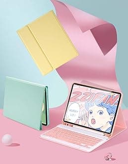 Color Keyboard Case for Galaxy Tab S6 Lite 10.4 inch 2024/2022/2020, Detachable Wireless Bluetooth, DarkGreen