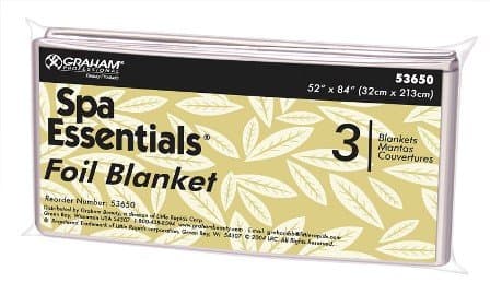 Spa Essentials Foil Blanket