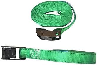 Master Lock3379EURDATCOL Luggage Strap with easy to use Buckle, Random Colour, 5 m x 25mm Strap, Pack of 2