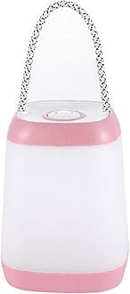 Night Light for Kids, USB Rechargeable Nursery Lamp Portable Camping Lantern with 3 Light Modes for Camping,Emergency,Bedroom,Indoor and Outdoor(Pink, 1 Pack)