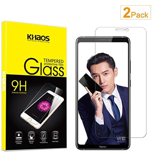 for Huawei Honor Note 10 Screen Protector, [2 Pack] KHAOS Waterproof Clear Touch 9H Tempered Glass Screen Protector for Honor Note10 6.95 inch