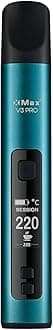 Xmax V3 Pro Dry Herb Vaporizer Kit - Herbs, Concentrate & Oil, Isolated Air Path, Removable Battery, Aluminium Body, USB-C - Four Colours (Blue)