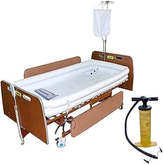 Medical Inflatable Bathtub, Bath Kit with Excellent Electric air Pump for Geriatric, Elderly, Disabled, Seniors, Bedridden Patients, Handicapped, Bath in Bed