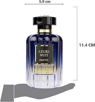 RiiFFS PERFUMS Azure Nuit Premium Imported Scent, Citrus, Aromatic & Woody, Soothing Fragrance, Long Lasting Spray For Men & Women, 100ml