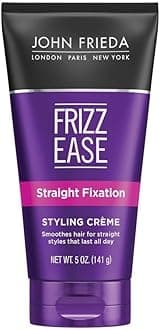 John Frieda Frizz-Ease Straight Fixation Styling Creme 5 oz (Pack of 7)