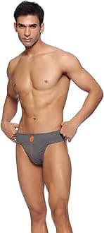 Omtex Athletic Neo Cotton Stretchable Supporter Back Covered with Cup Pocket,Grey - Medium Athletic Neo Cotton Stretchable Supporter Back Covered with Cup Pocket,Black - Large