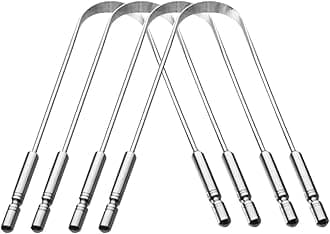 Nurpi Steel Premium tongue cleaner Reduces Bad Breath | Comfortable & Flexibl...