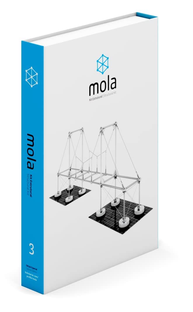 - Mola Structural Kit 3 | Magnetic Modular Kit for Engineering and Architecture Education | 205 Pieces + Practical Guide