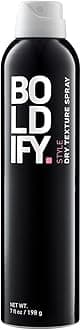 BOLDIFY Dry Texture Spray - Get Incredible Volume, Texturizing and Fullness with a Flexible All Day Hold - Stylist Recommended Hair Thickening - Sulfate, Paraben & Cruelty Free with UV Protectant -7oz